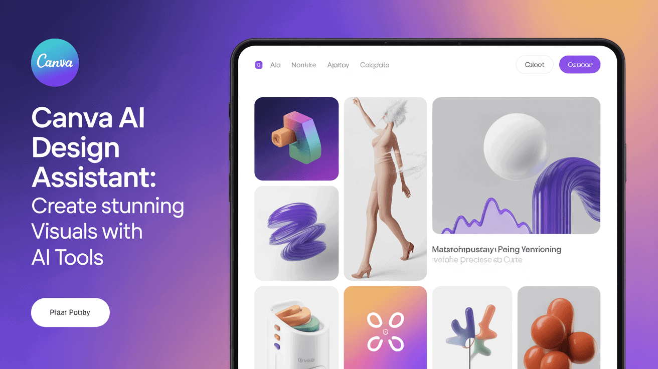 AI-powered Canva design tool creating stunning visuals with advanced AI features.