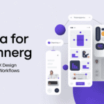 Figma interface showcasing UI/UX design tools and workflows for beginners.