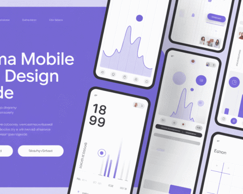 Mobile grid design layout in Figma for responsive interfaces.