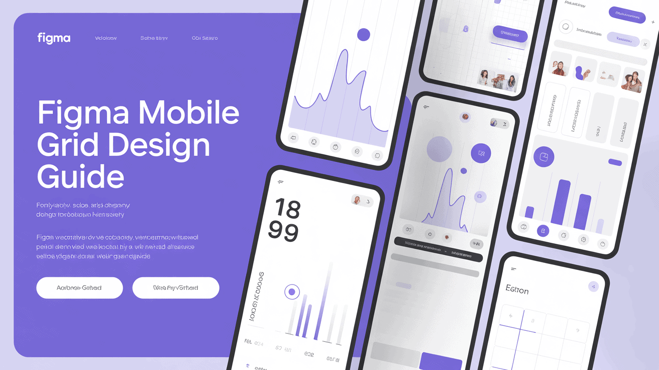 Mobile grid design layout in Figma for responsive interfaces.