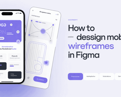 Mobile wireframes design tutorial in Figma for app development.