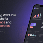 Webflow grid layout optimized for performance and responsiveness on mobile devices.