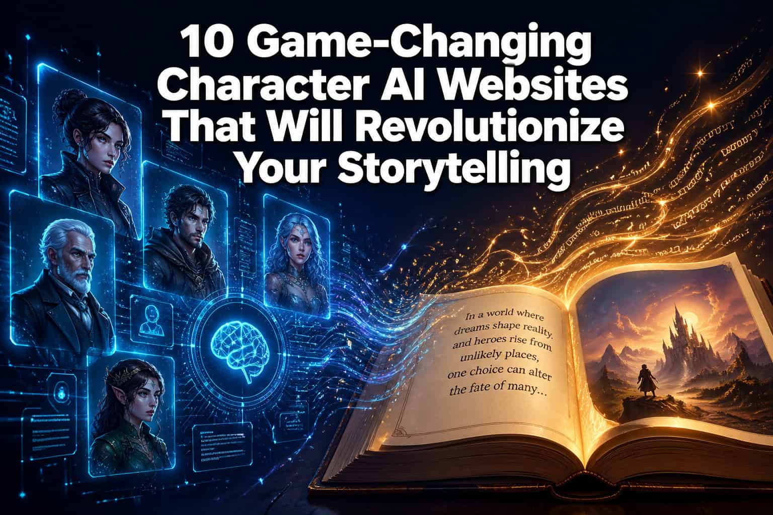 10 Game-Changing Character AI Websites That Will Revolutionize Your Storytelling