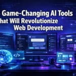 AI tools revolutionizing web development with advanced automation and coding assistance.