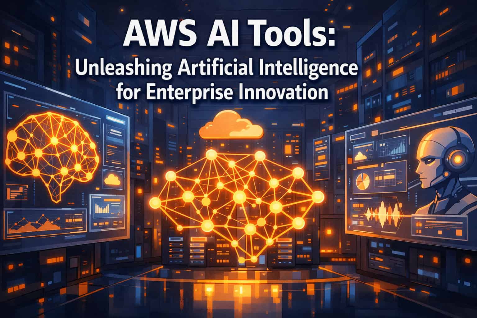 AI tools for enterprise innovation and artificial intelligence solutions on AWS platform.