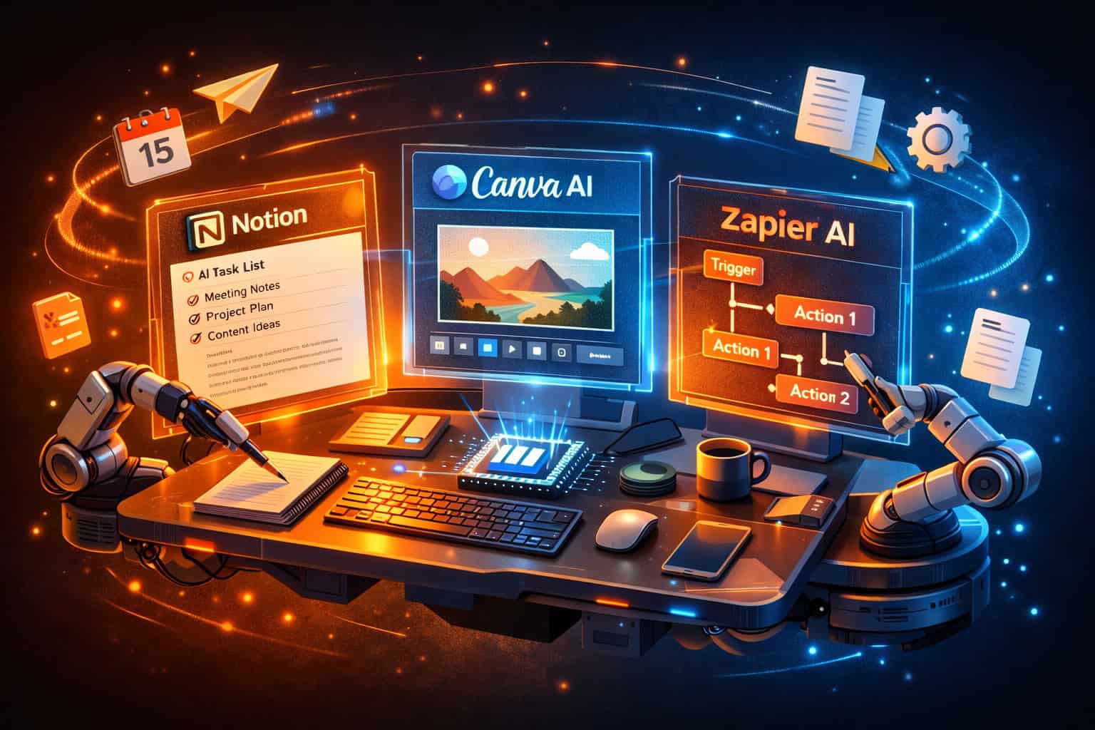 AI automation tools for task management, project planning, and seamless integration.