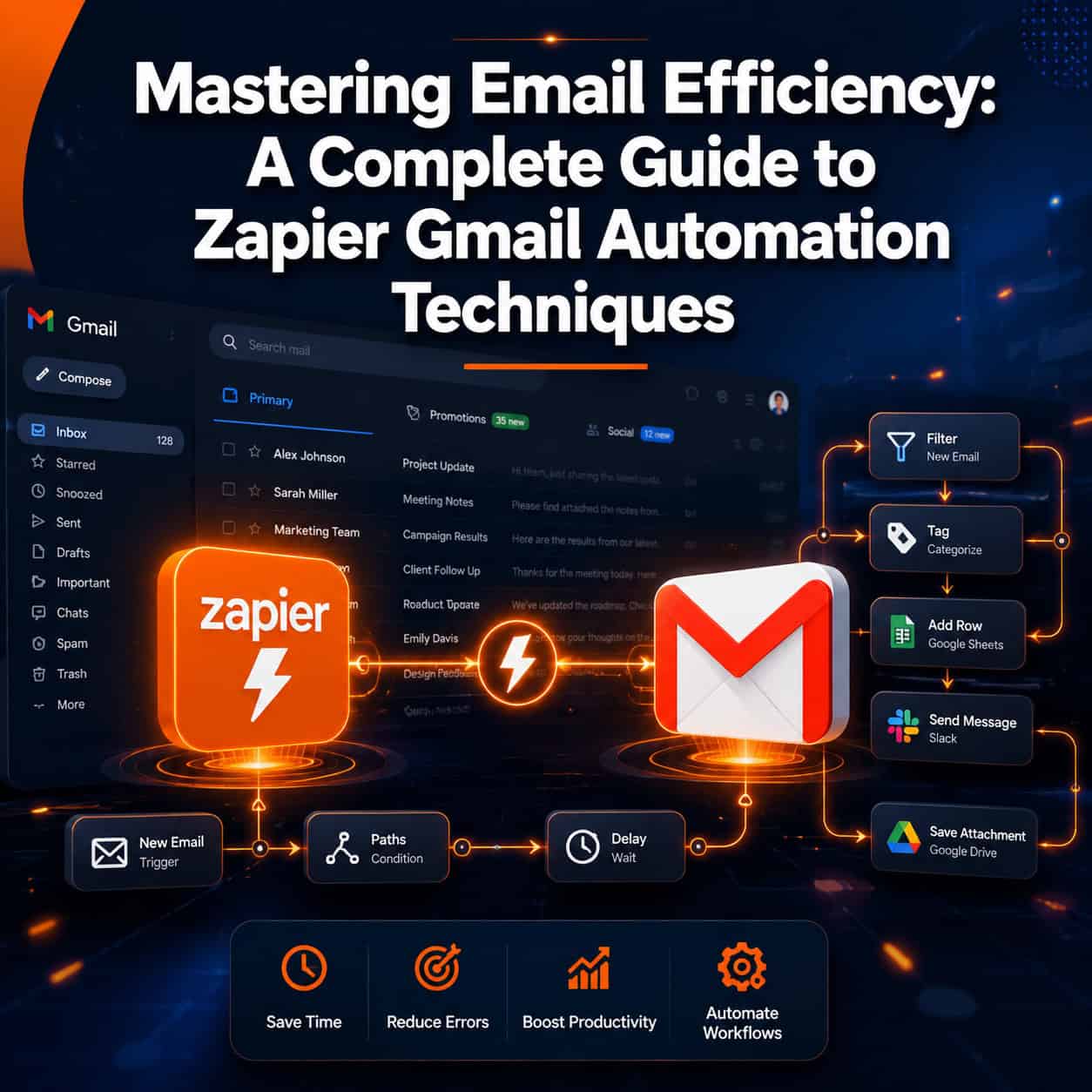 Mastering Email Efficiency: A Complete Guide to Zapier Gmail Automation Techniques