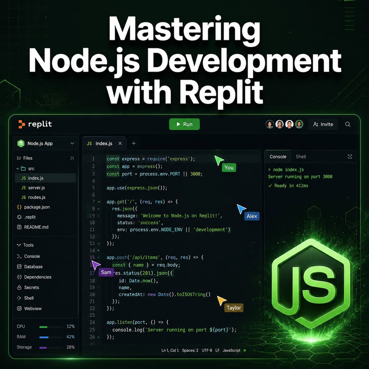 Mastering Node.js Development: A Comprehensive Guide to Building and Deploying with Replit