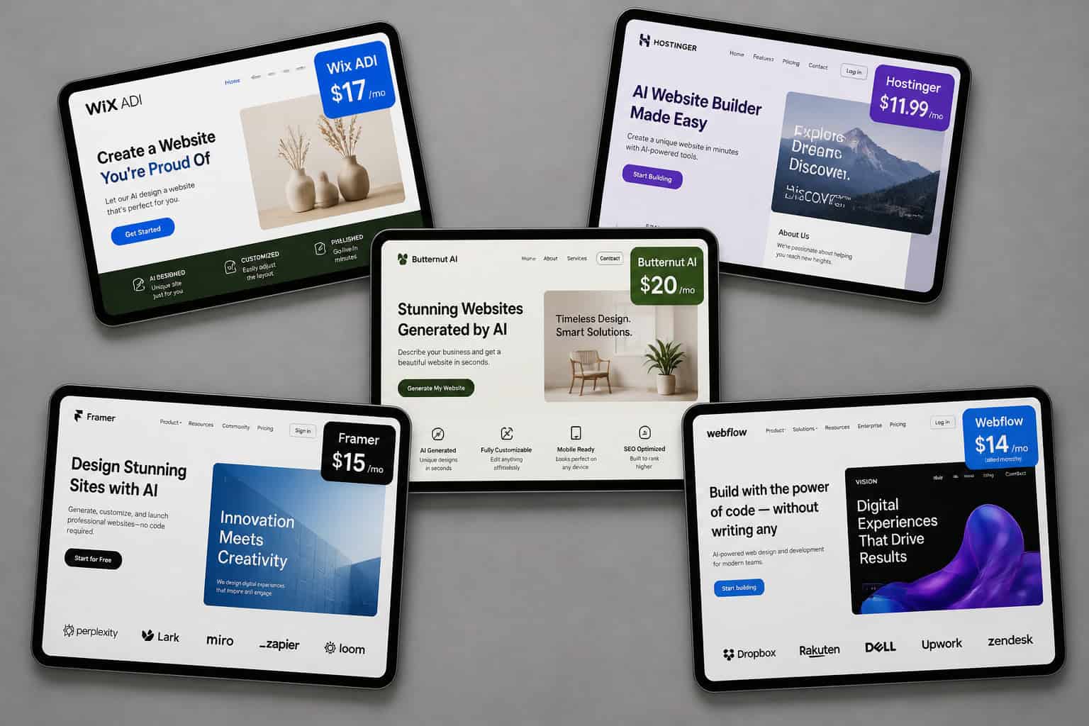 AI website builder for quick, stunning, and professional online presence.