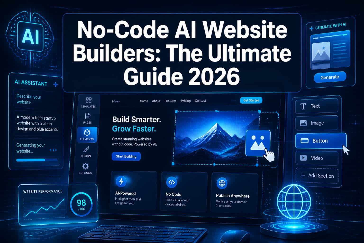 No-Code AI Website Builders for Modern Businesses.