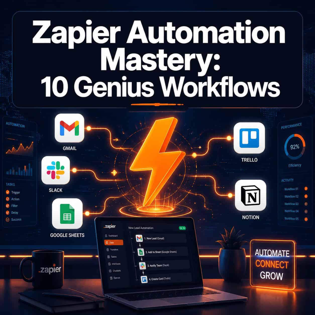 Zapier Automation Mastery: 10 Genius Workflows to Supercharge Your Productivity