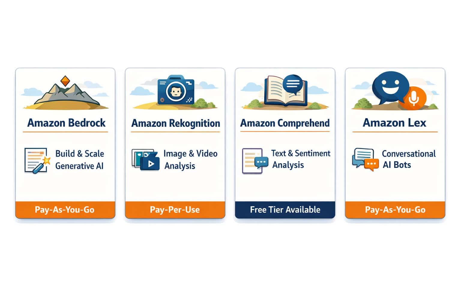 Amazon Bedrock AI platform for building scalable generative AI solutions.
