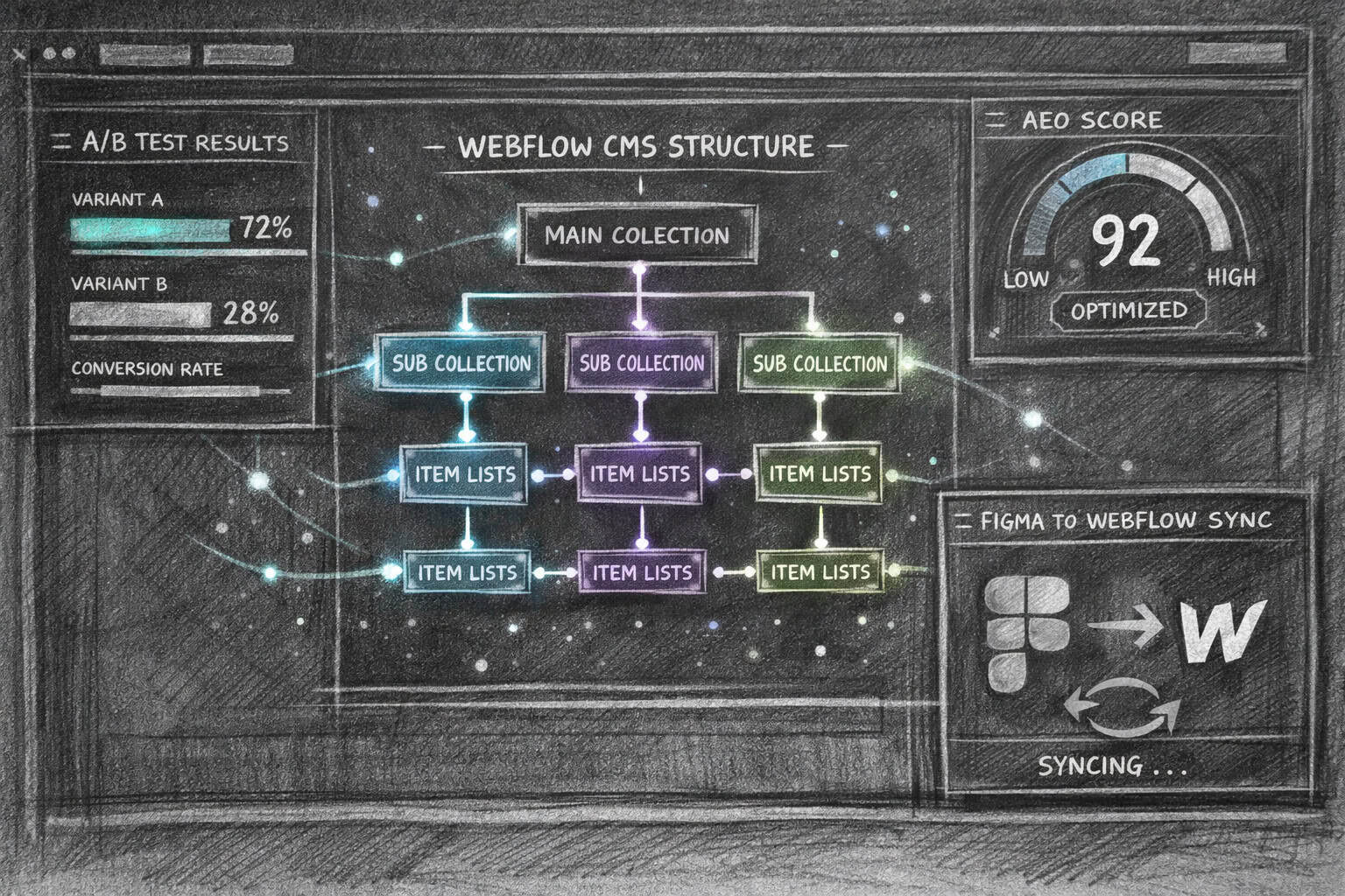 AI-powered Webflow site builder for efficient website creation.