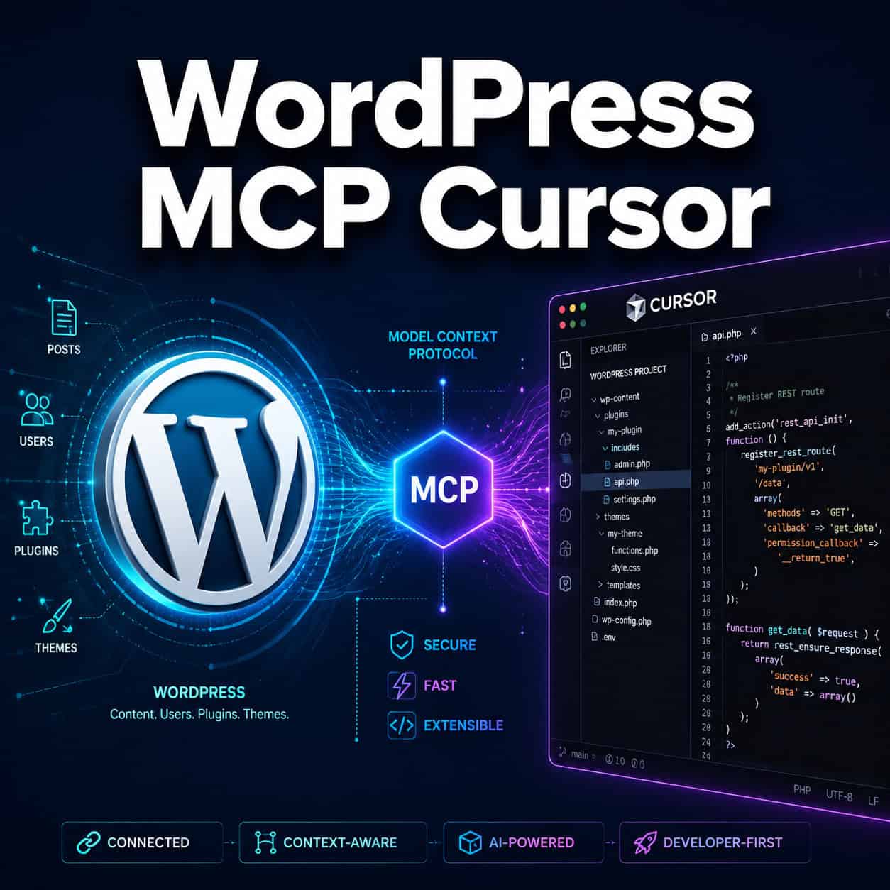 wordpress mcp cursor